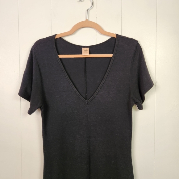 Smash & Tess Black Sunday Dress Maxi Pockets Soft Stretchy V-Neck Size Xxs - Picture 3 of 6